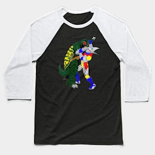 JET JAGUAR vs MEGALON Baseball T-Shirt